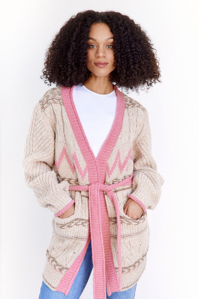 Charlotte Printed Cardigan - fab'rik