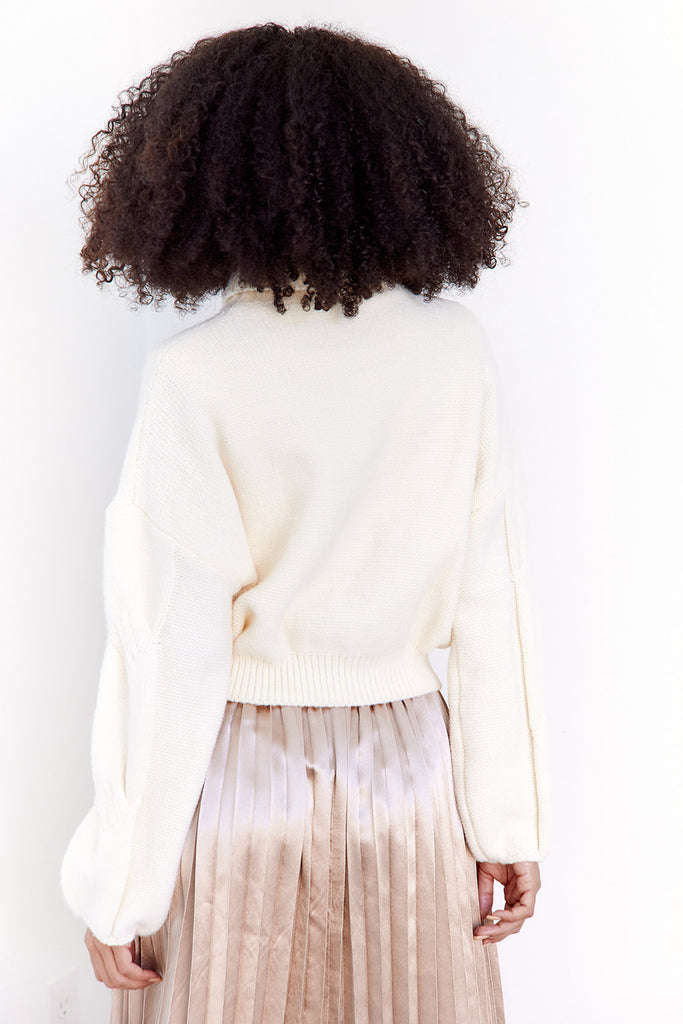 Keley Cable Knit Turtleneck Sweater - fab'rik