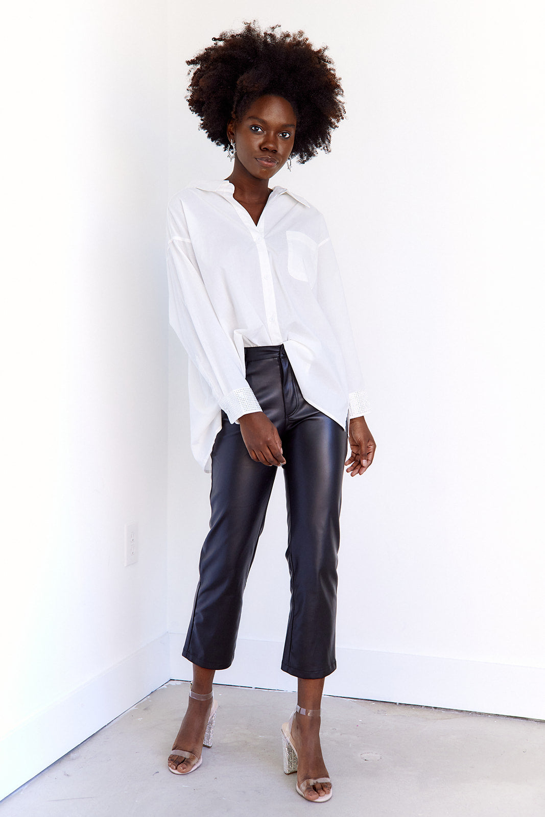 Damaris White Button Down Shirt - fab'rik