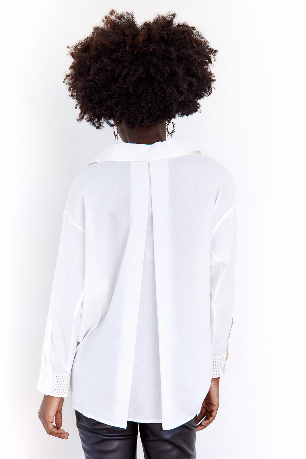 Damaris White Button Down Shirt - fab'rik