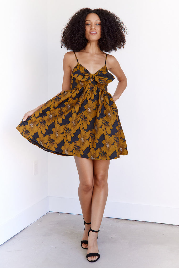 Hazel Floral Mini Dress - fab'rik