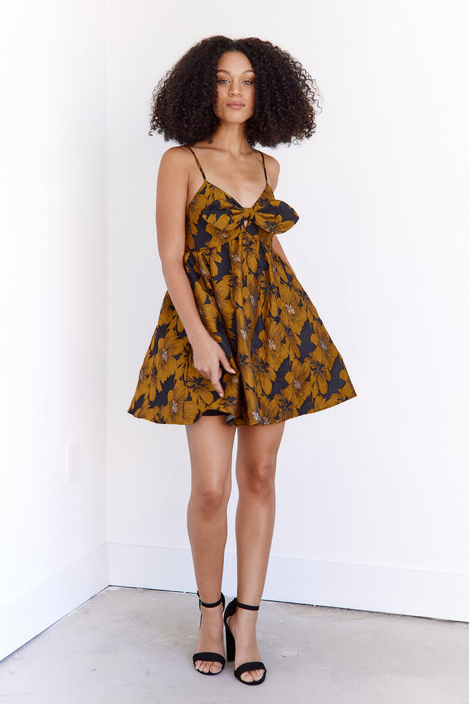 Hazel Floral Mini Dress - fab'rik
