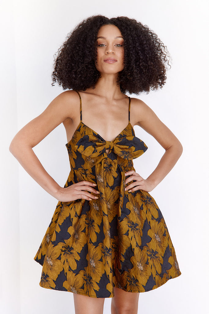 Hazel Floral Mini Dress - fab'rik