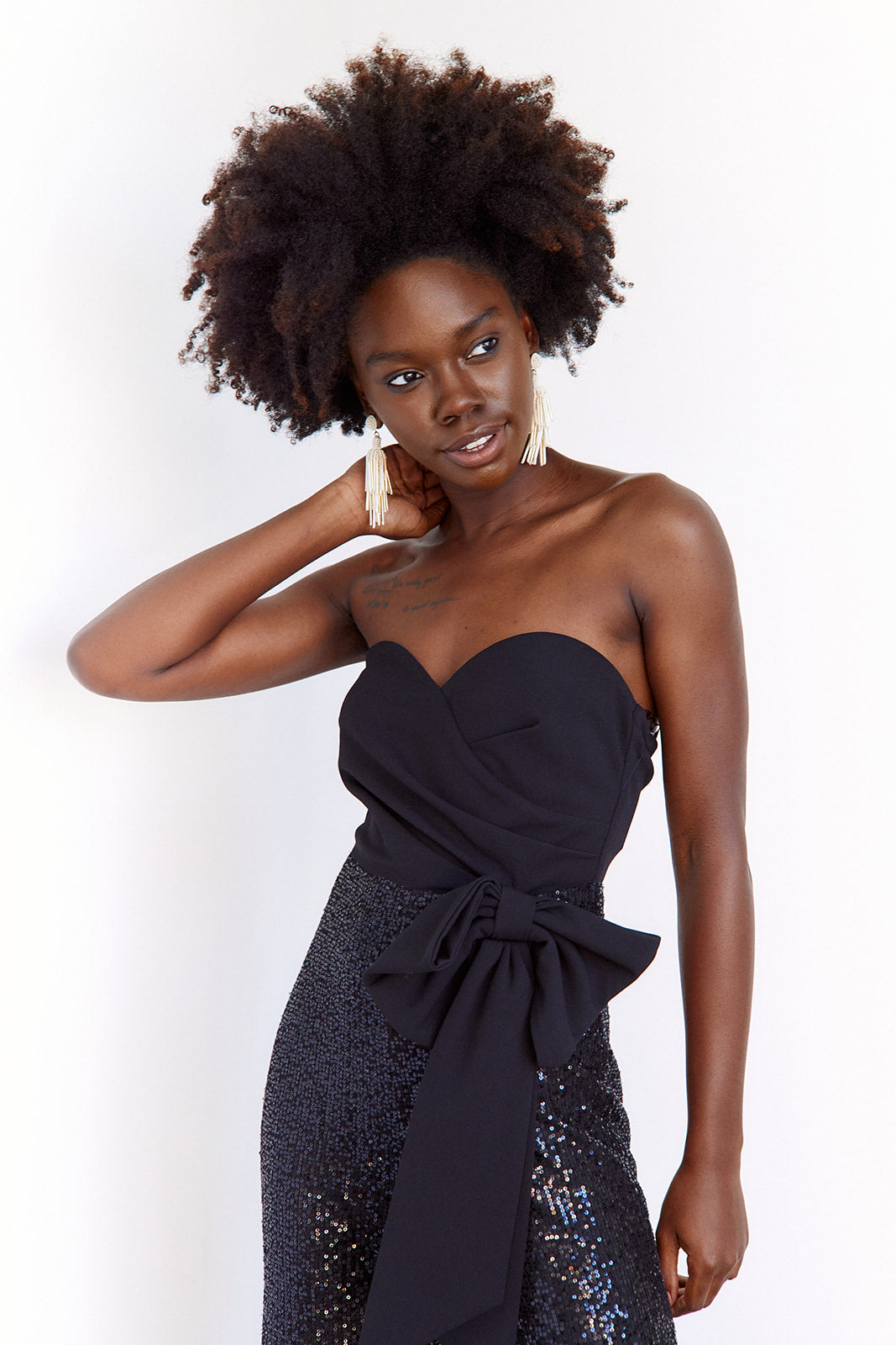 Petunia Sleeveless Sequin Jumpsuit - fab'rik