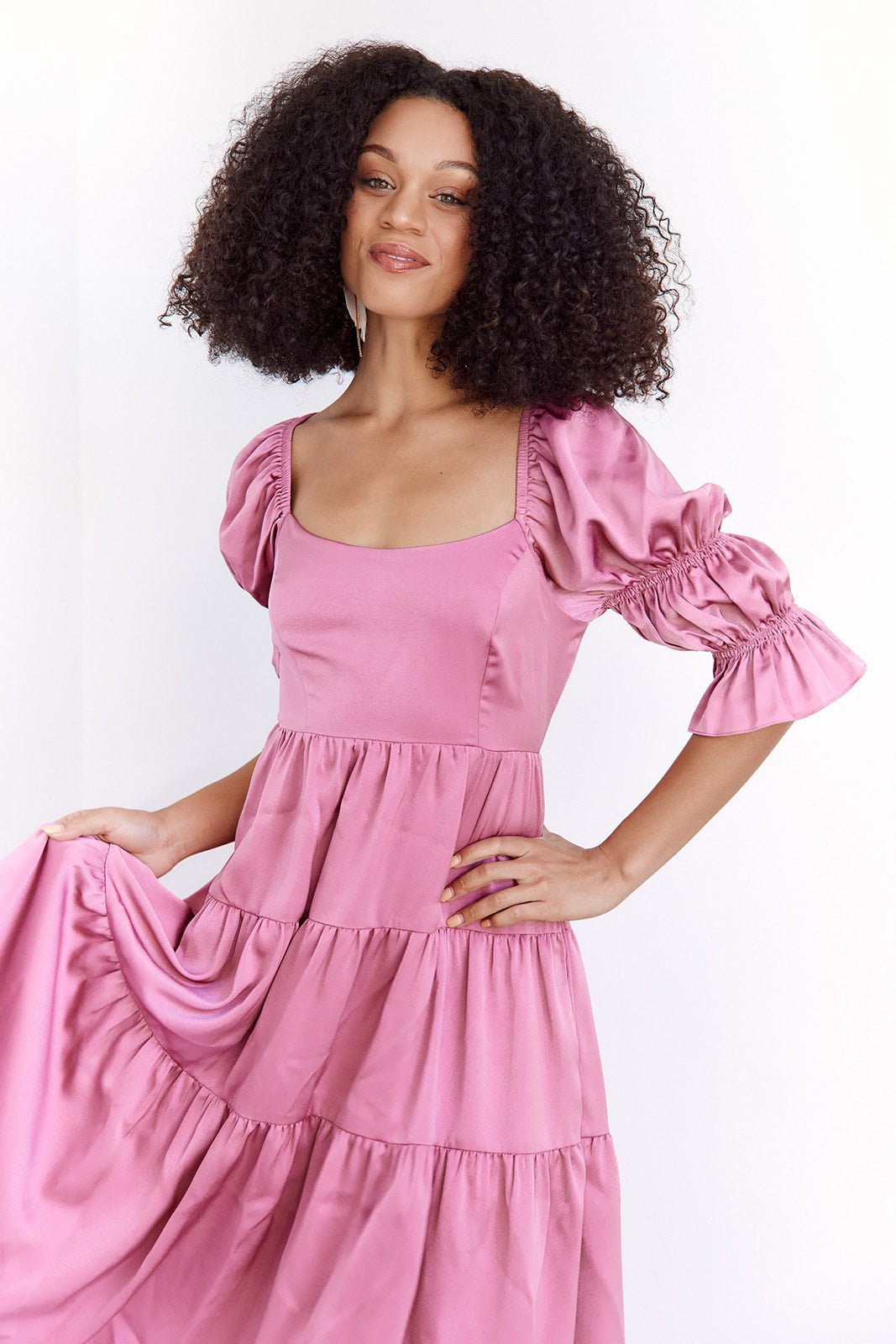 Lex Tiered Midi Dress - fab'rik