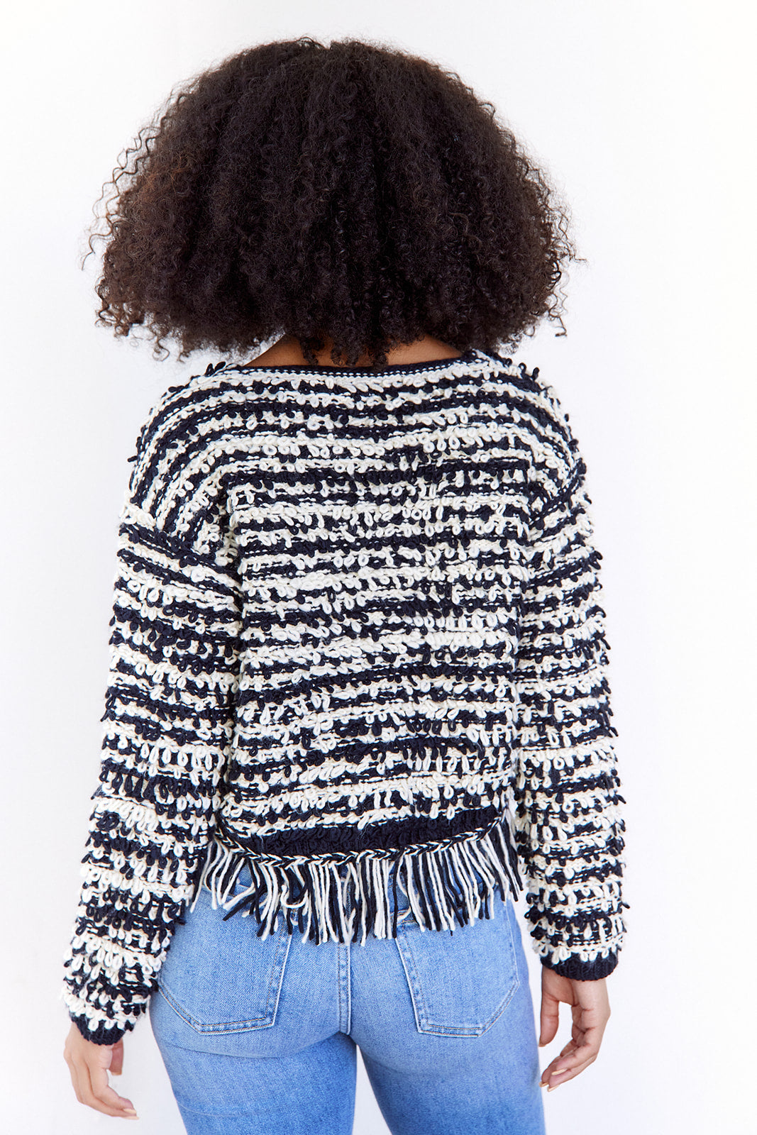 Isabelle Fringe Sweater - fab'rik