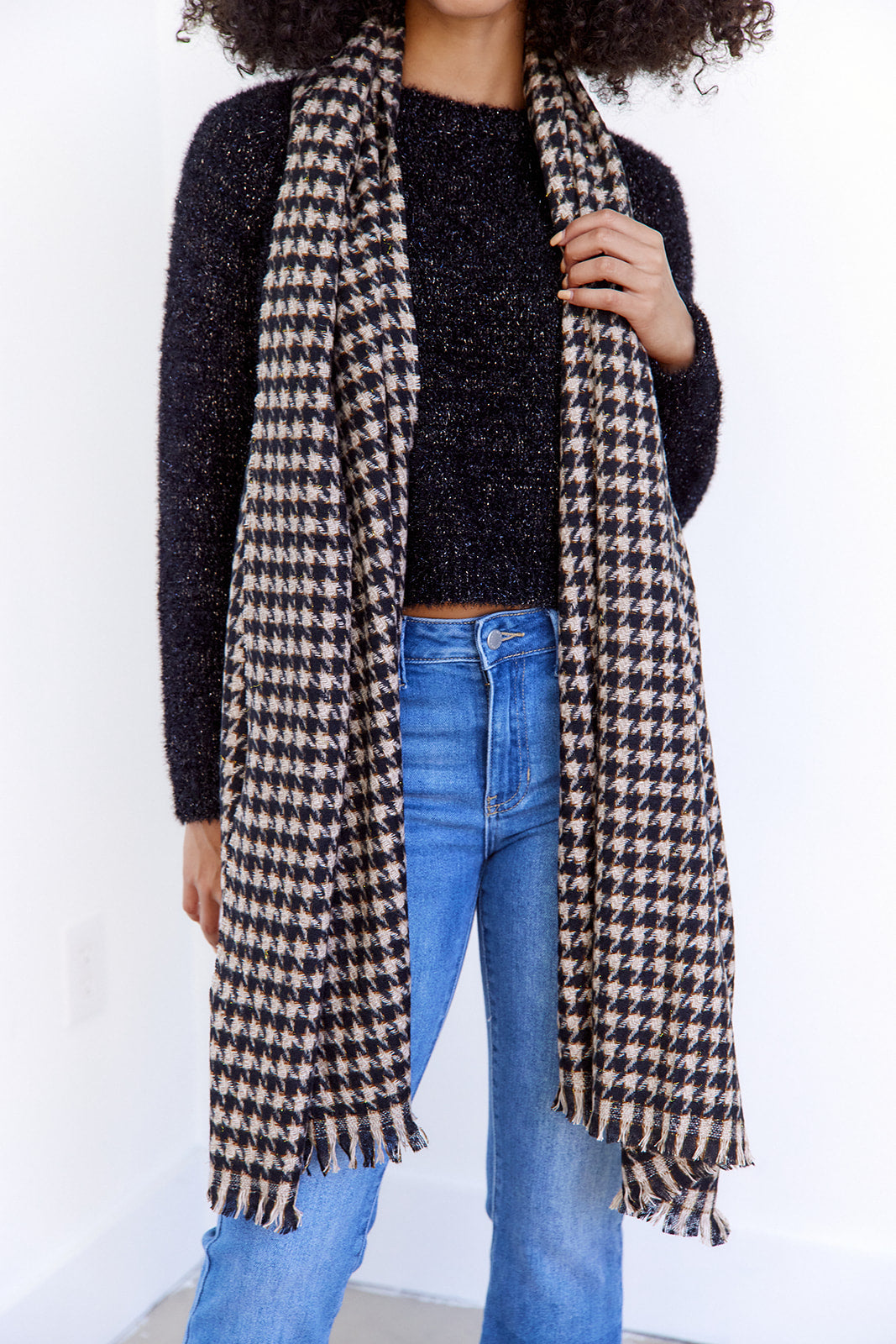 Alice Houndstooth Scarf - fab'rik
