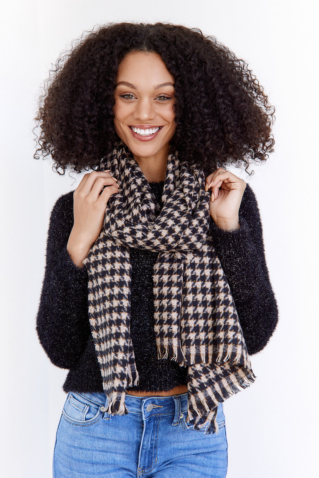 Alice Houndstooth Scarf - fab'rik