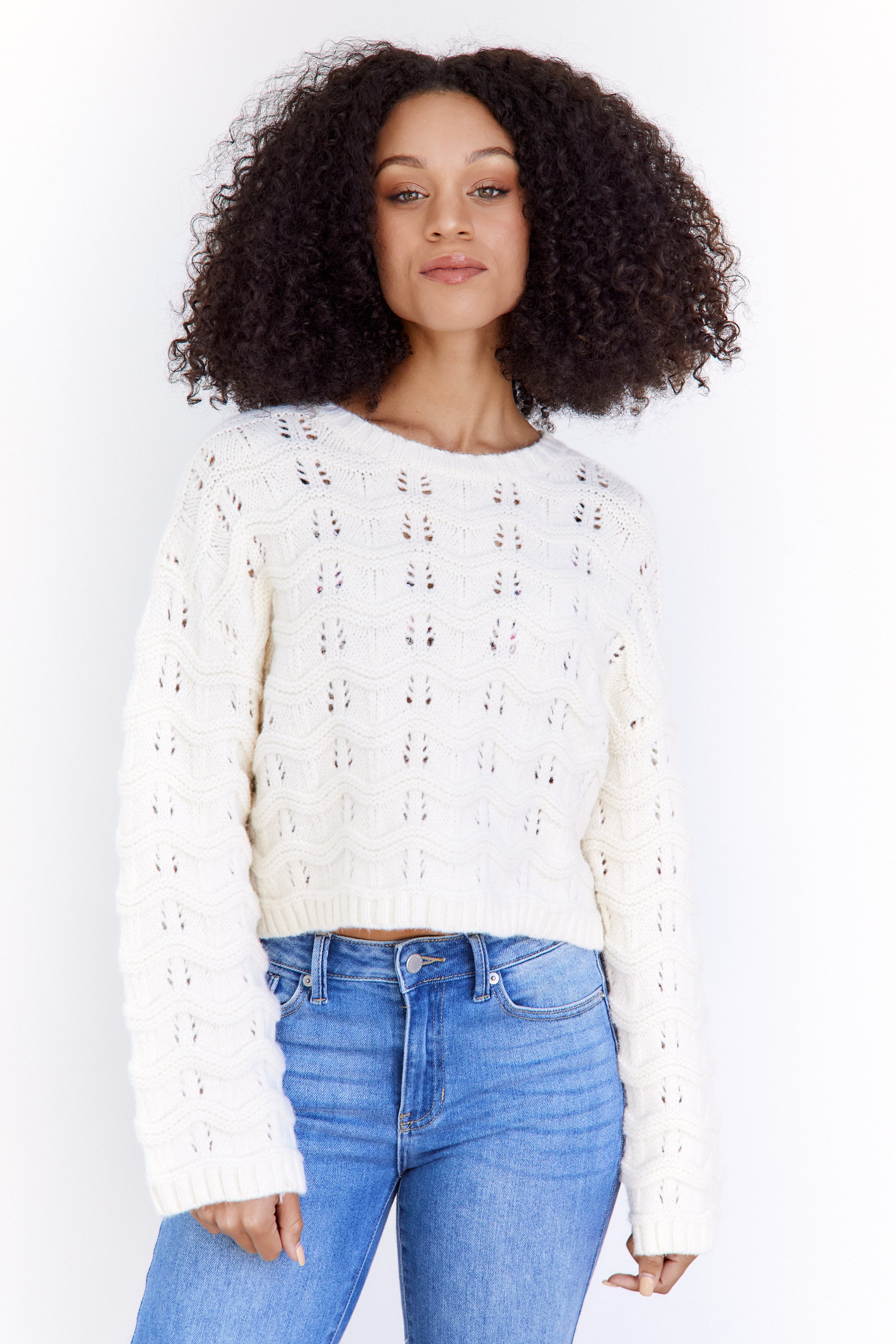 Zola Cropped Sweater - fab'rik