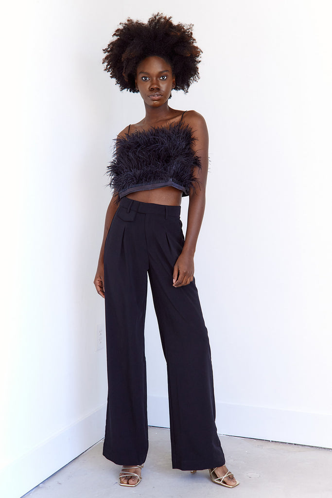 Rani Pleated Trouser Pants - fab'rik