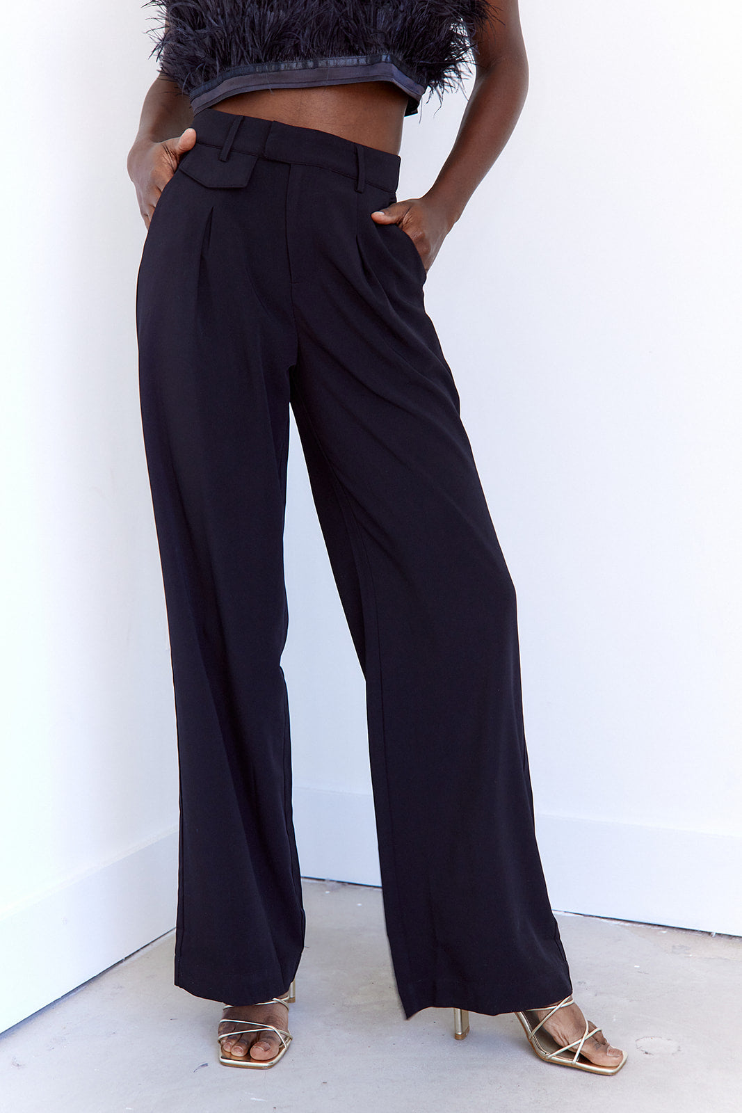 Rani Pleated Trouser Pants - fab'rik