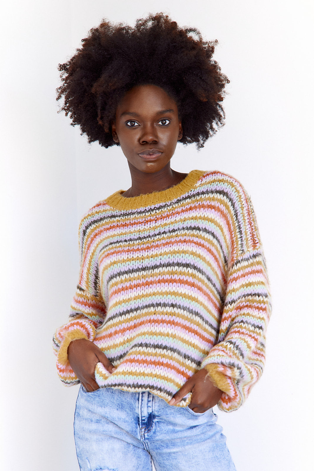 Lorena Striped Sweater - fab'rik