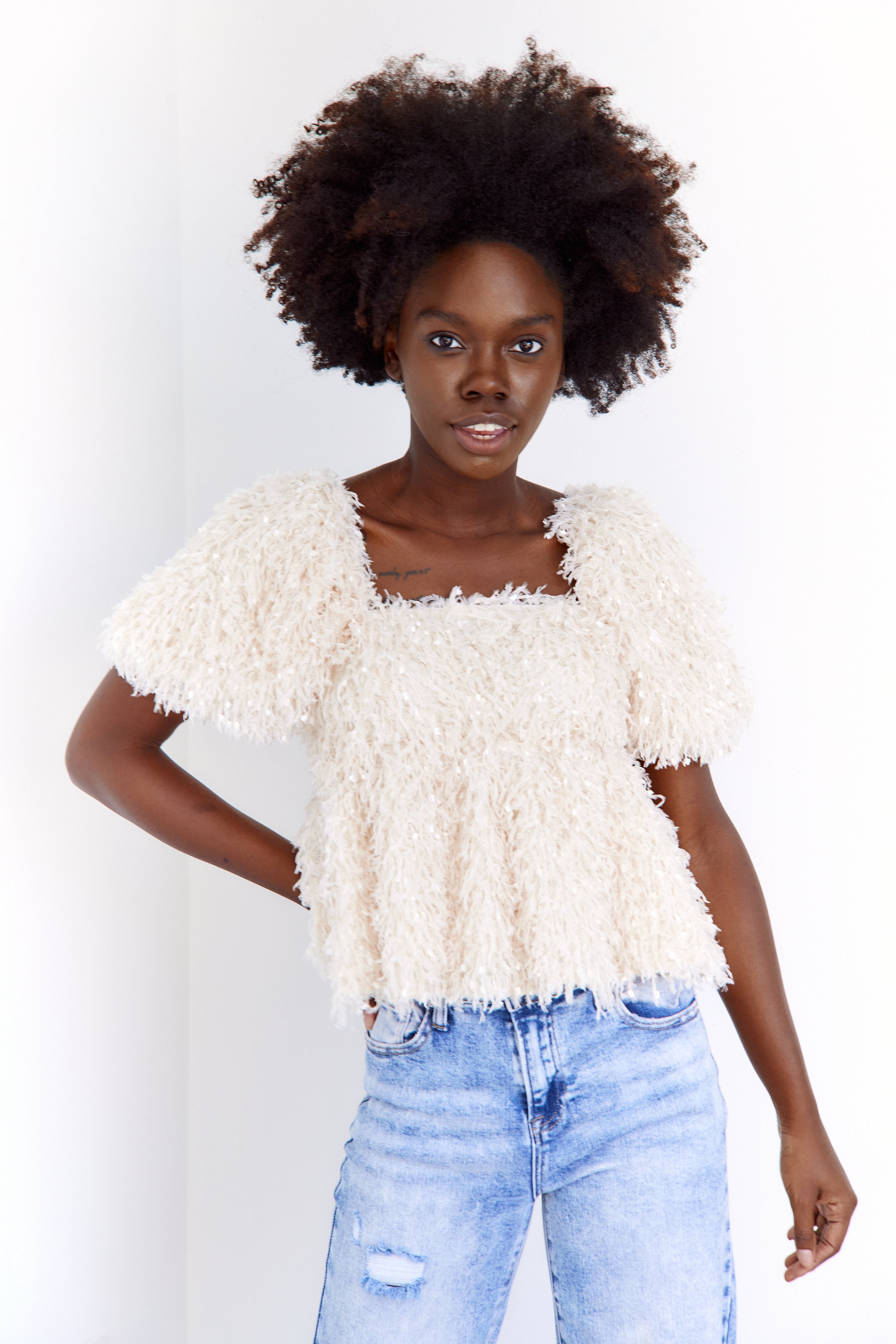 Jeralyn Fringe Top - fab'rik