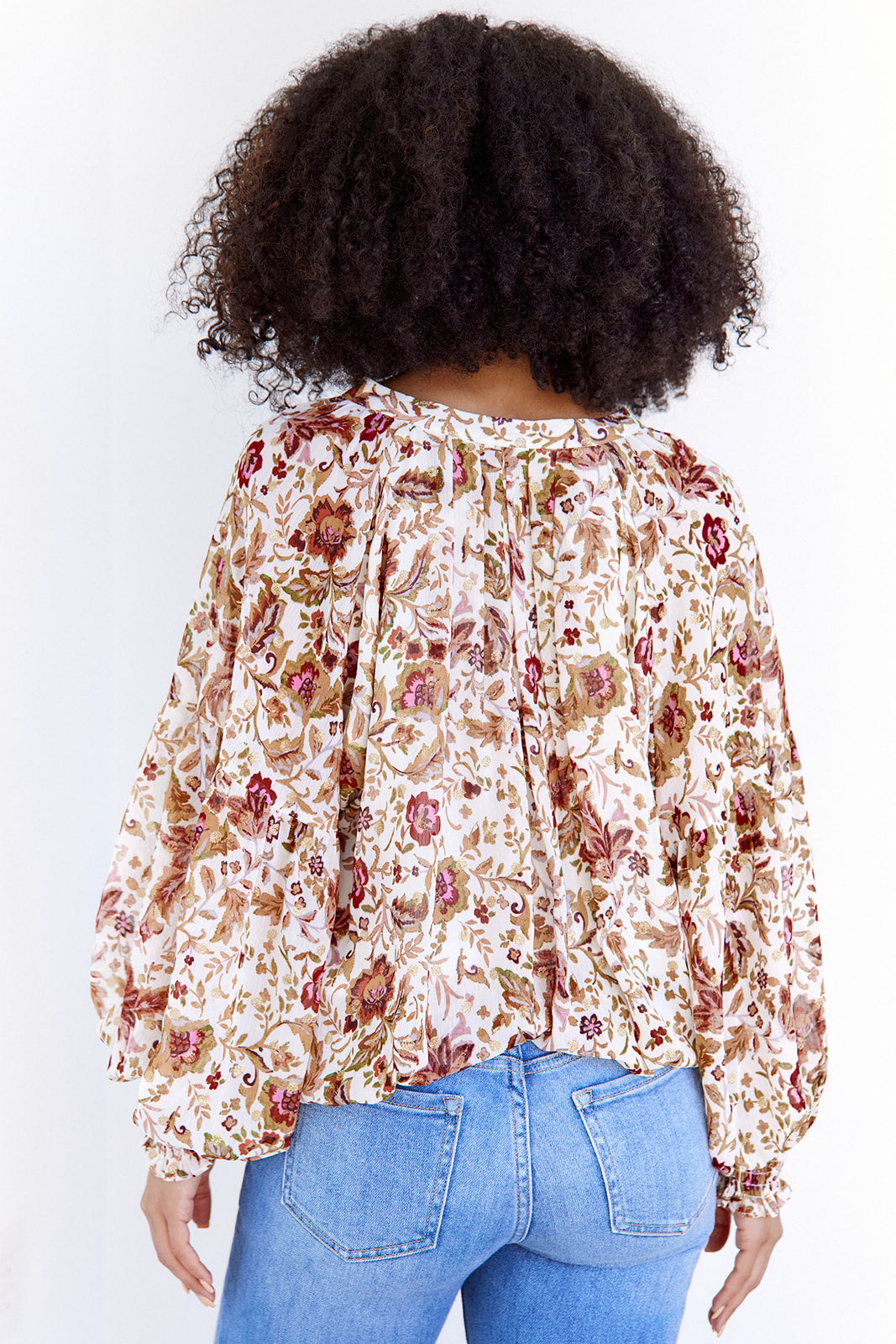 Rue Button Down Floral Blouse - fab'rik