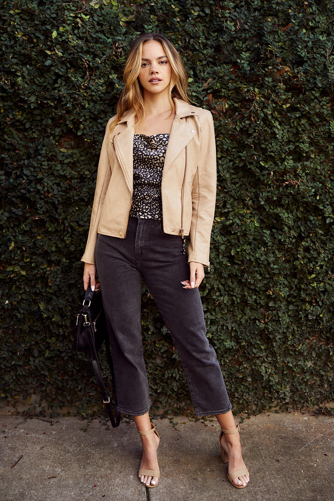 Blank NYC Faux Leather Moto Jacket - fab'rik