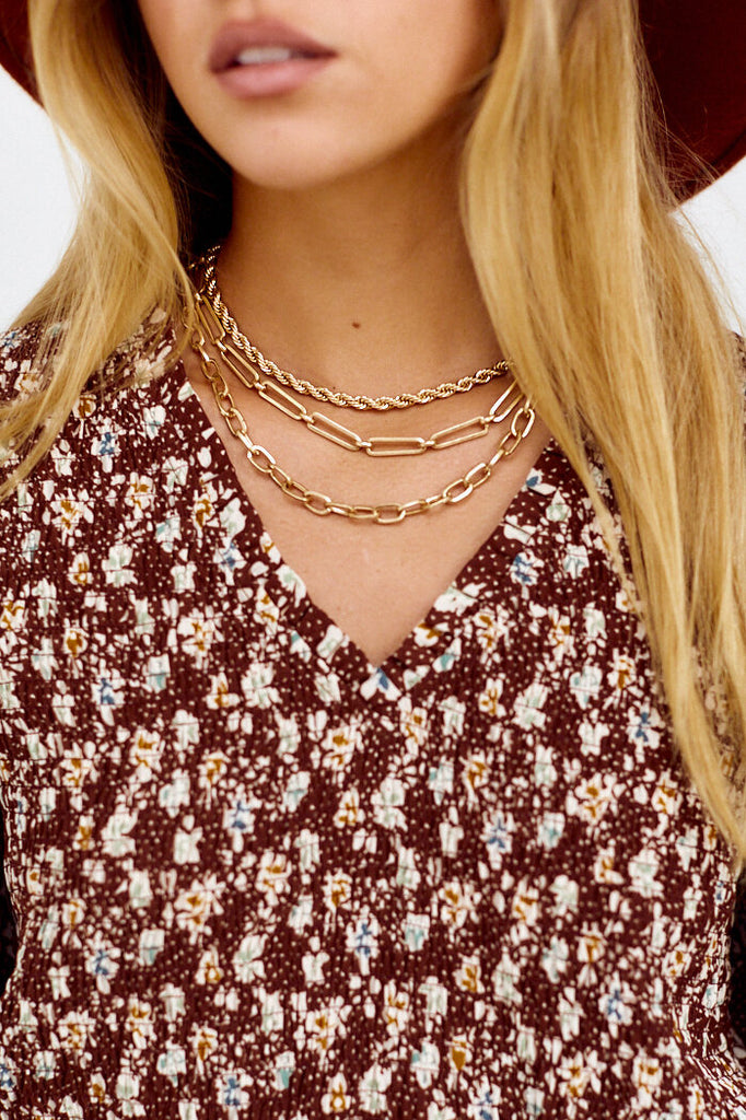 Montana Layered Chain Choker - fab'rik