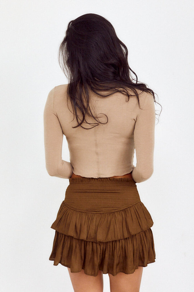 SALE - Apollo Cropped Long Sleeve Tee - fab'rik