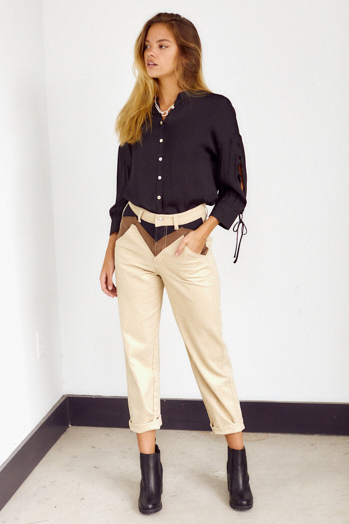 SALE - Deena Button Down Blouse - fab'rik