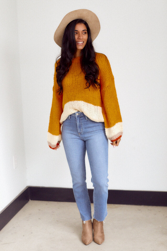 SALE - Yara Striped Sweater - fab'rik