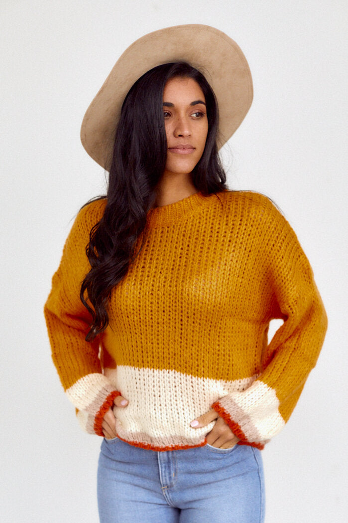 SALE - Yara Striped Sweater - fab'rik