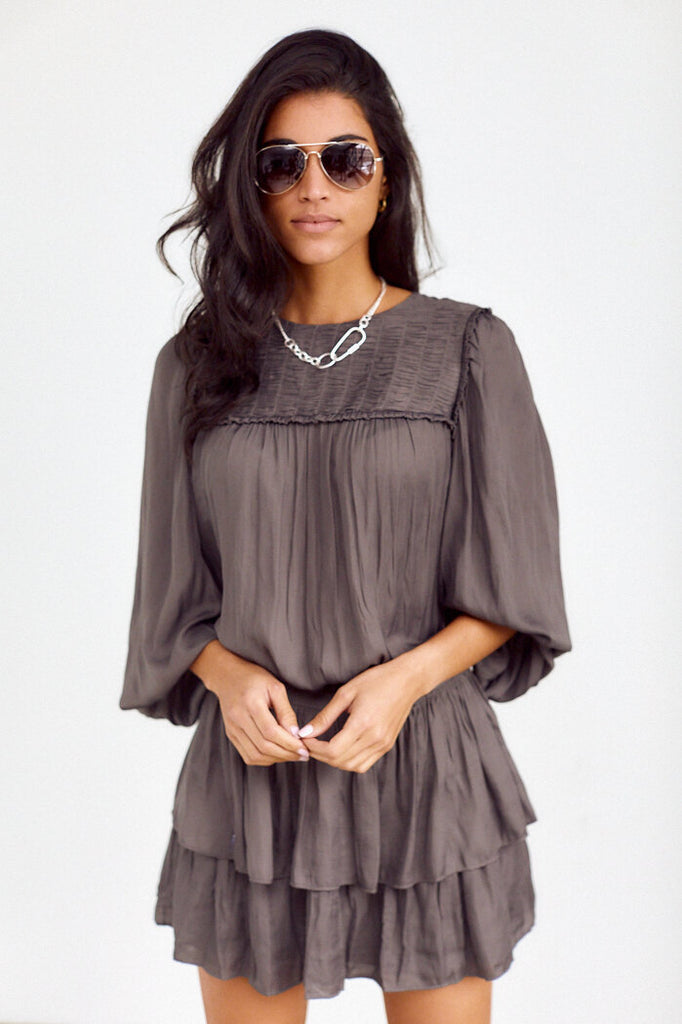 SALE - Bryce Smocked Detail Dress - fab'rik