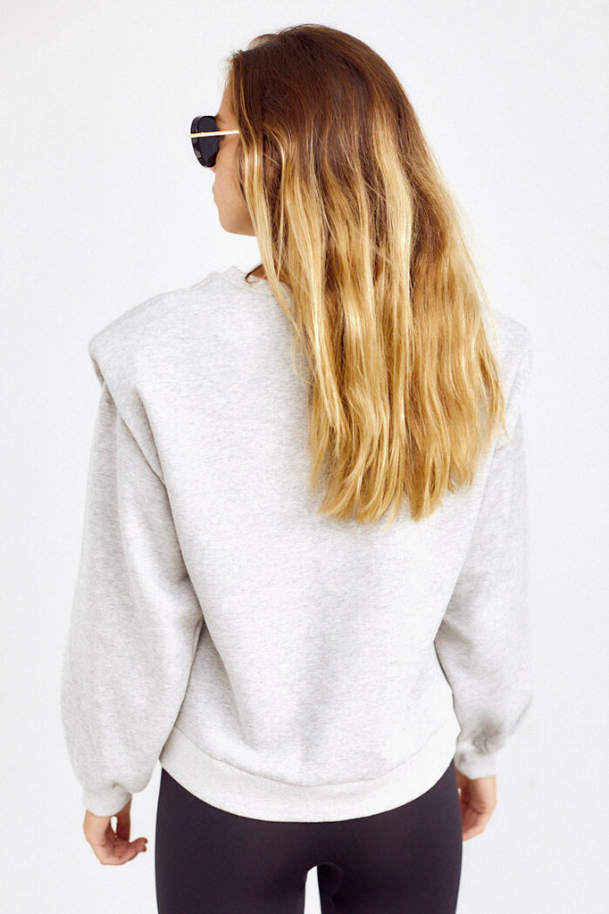 SALE - Milla Shoulder Pad Sweatshirt - fab'rik