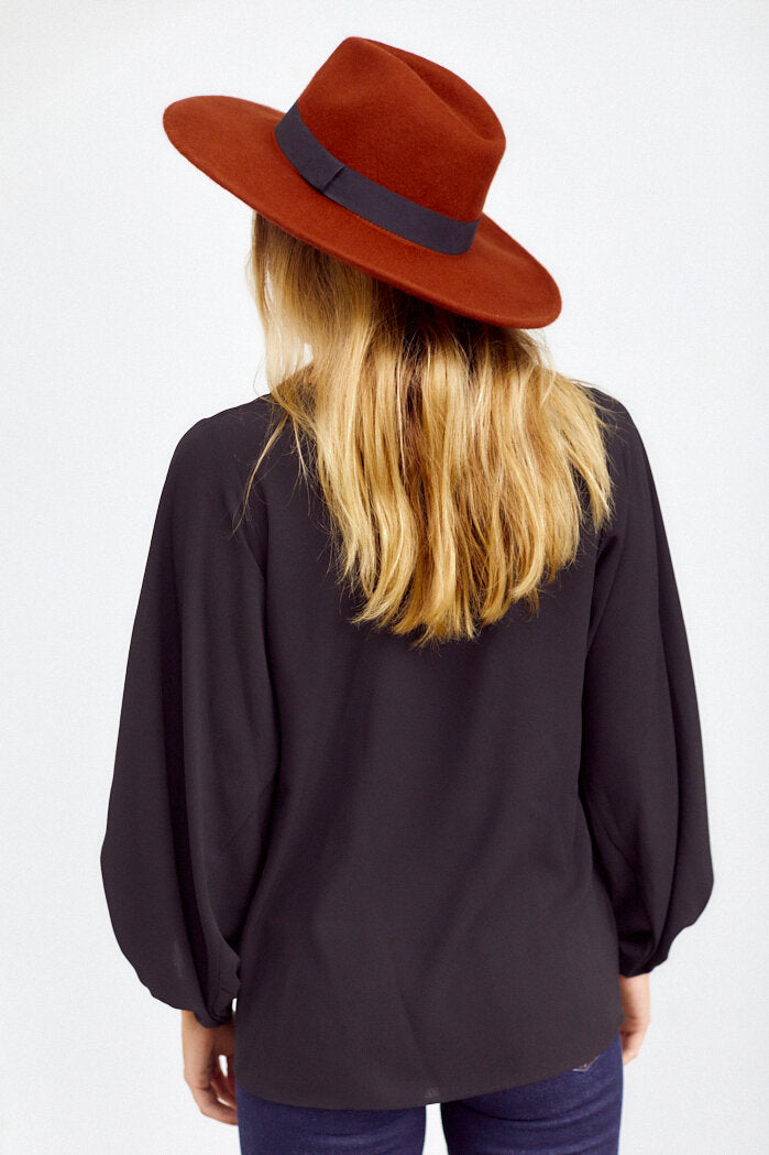 SALE - Bella Balloon Sleeve Blouse - fab'rik