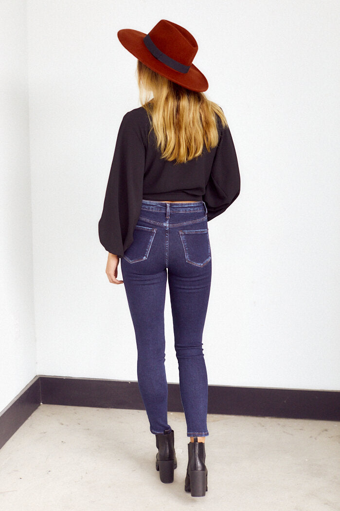 SALE - Jonie High Rise Ankle Skinny - fab'rik