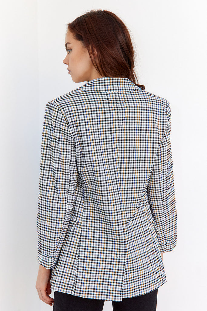 Poppy Plaid Blazer - fab'rik