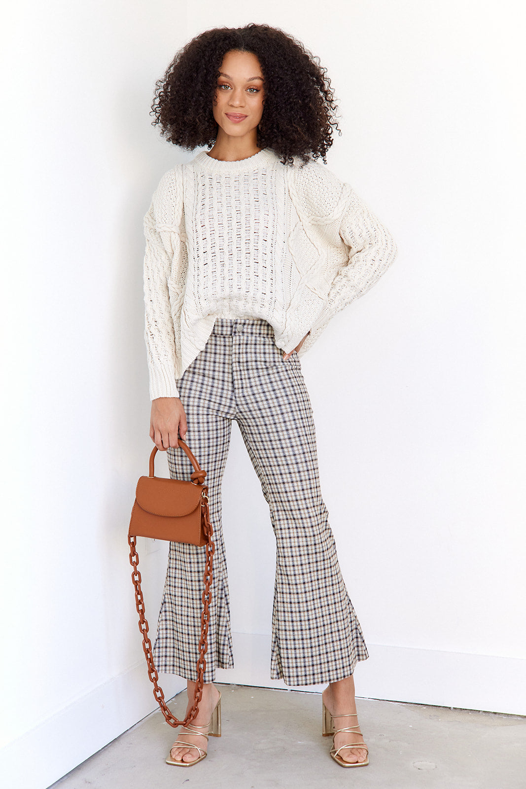 Kaylee Cable Knit Sweater - fab'rik