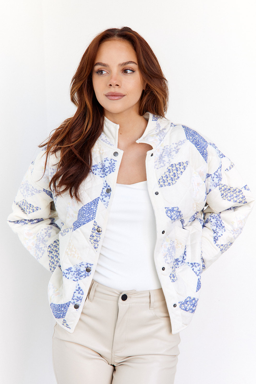 Z Supply Maya Patchwork Quilted Jacket - fab'rik