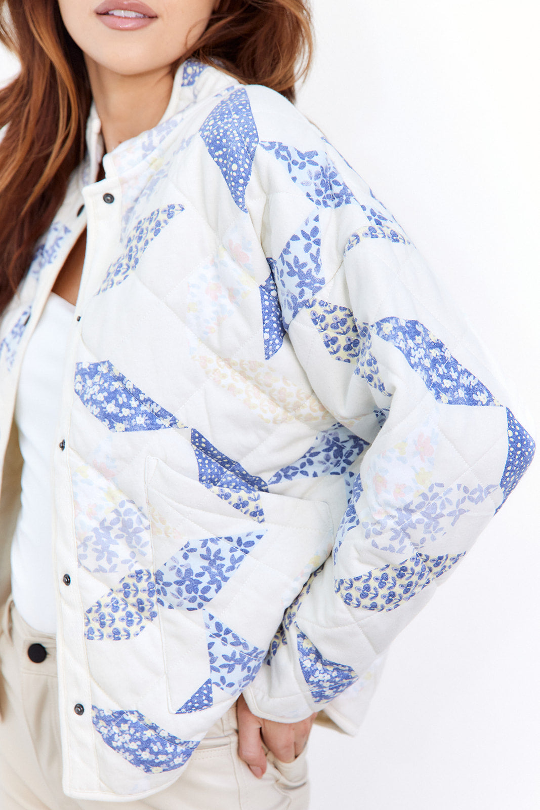 Z Supply Maya Patchwork Quilted Jacket - fab'rik