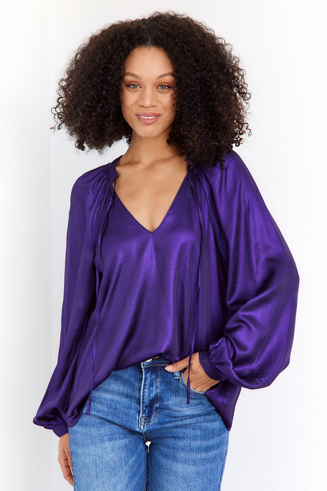 Ashlee Tie Blouse - fab'rik