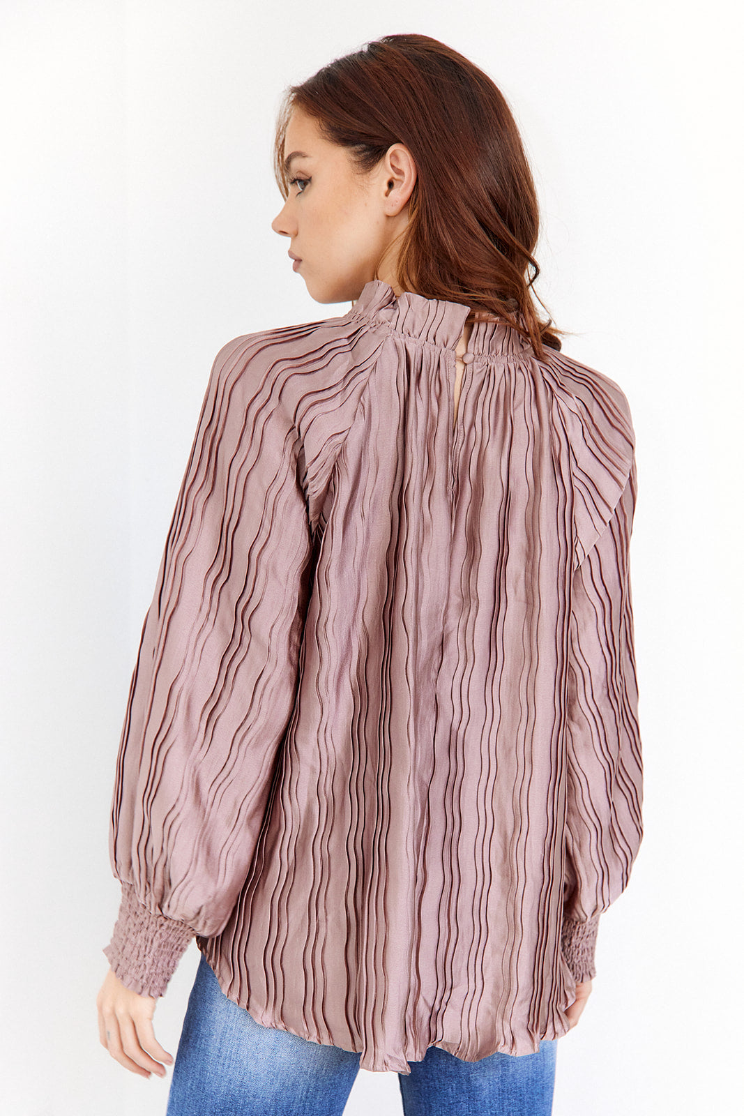Alice Textured Ripple Blouse - fab'rik