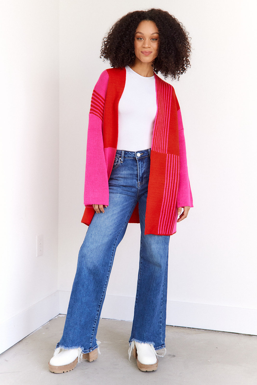 Kinsley Colorblock Cardigan - fab'rik