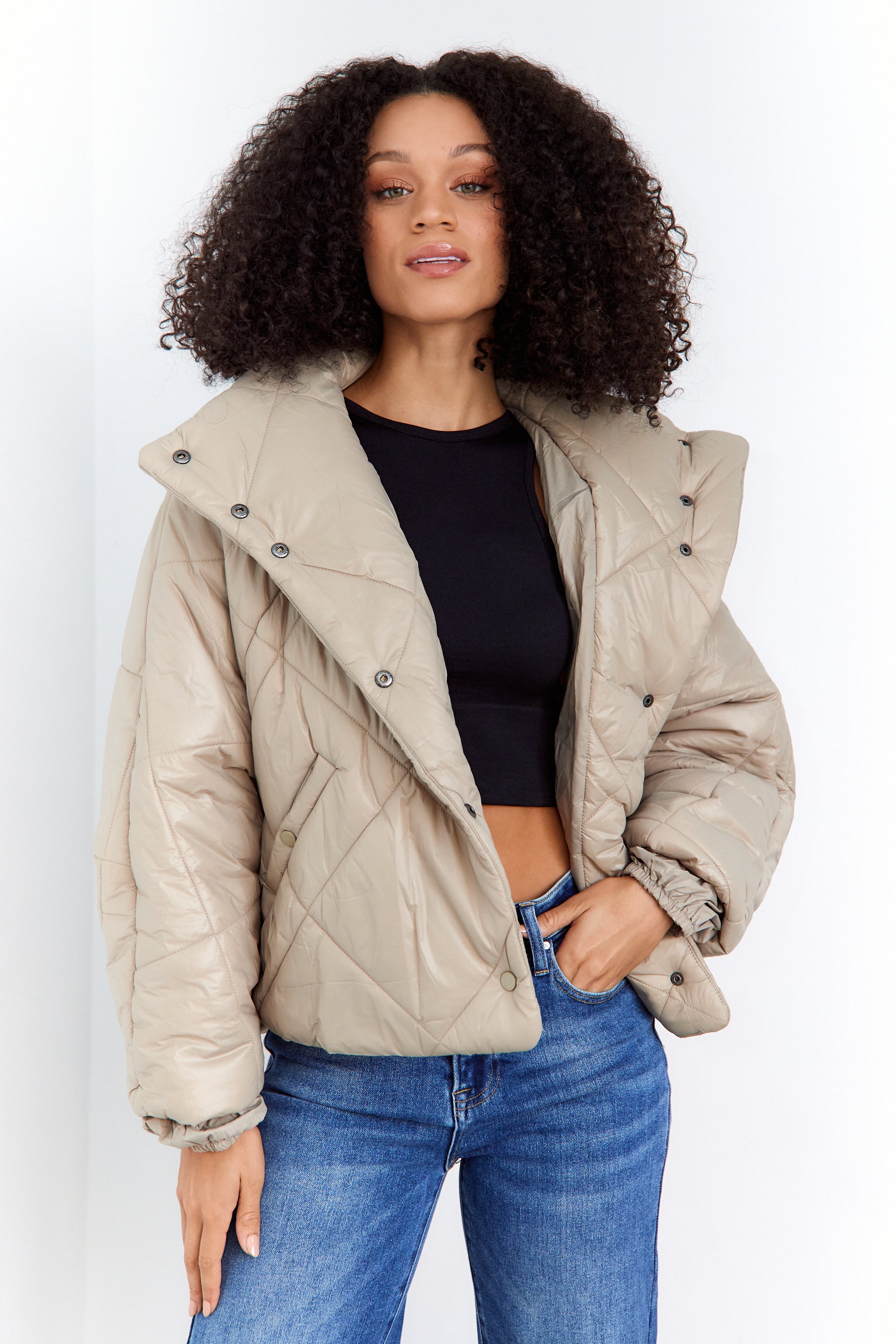 Adrian Quilted Nylon Puffer - fab'rik