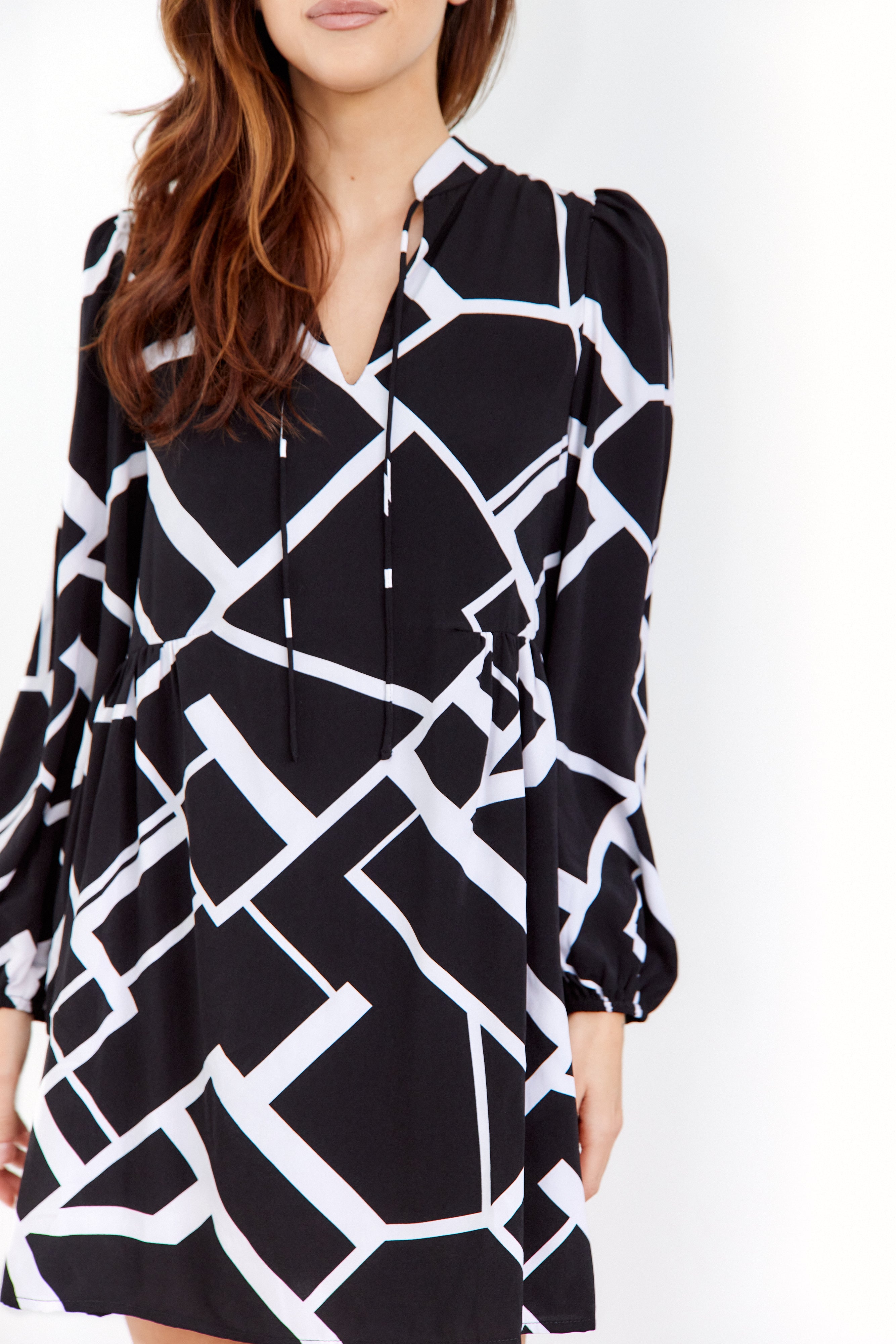 Janey Printed Mini Dress - fab'rik
