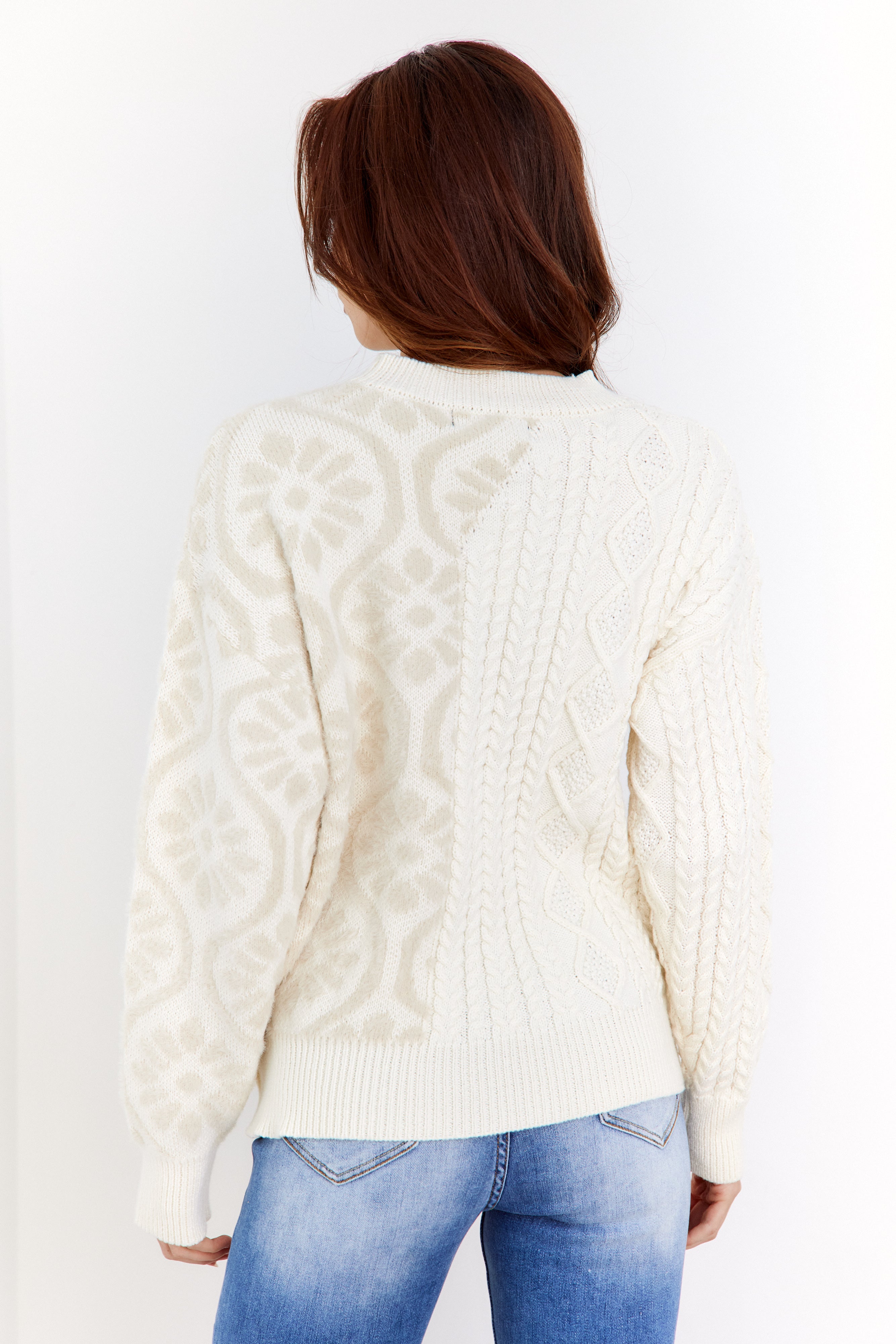 Angelena Two Toned Sweater - fab'rik