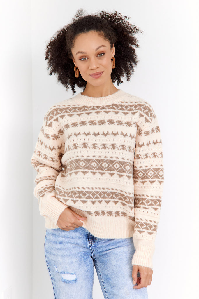 Tinsley Printed Sweater - fab'rik