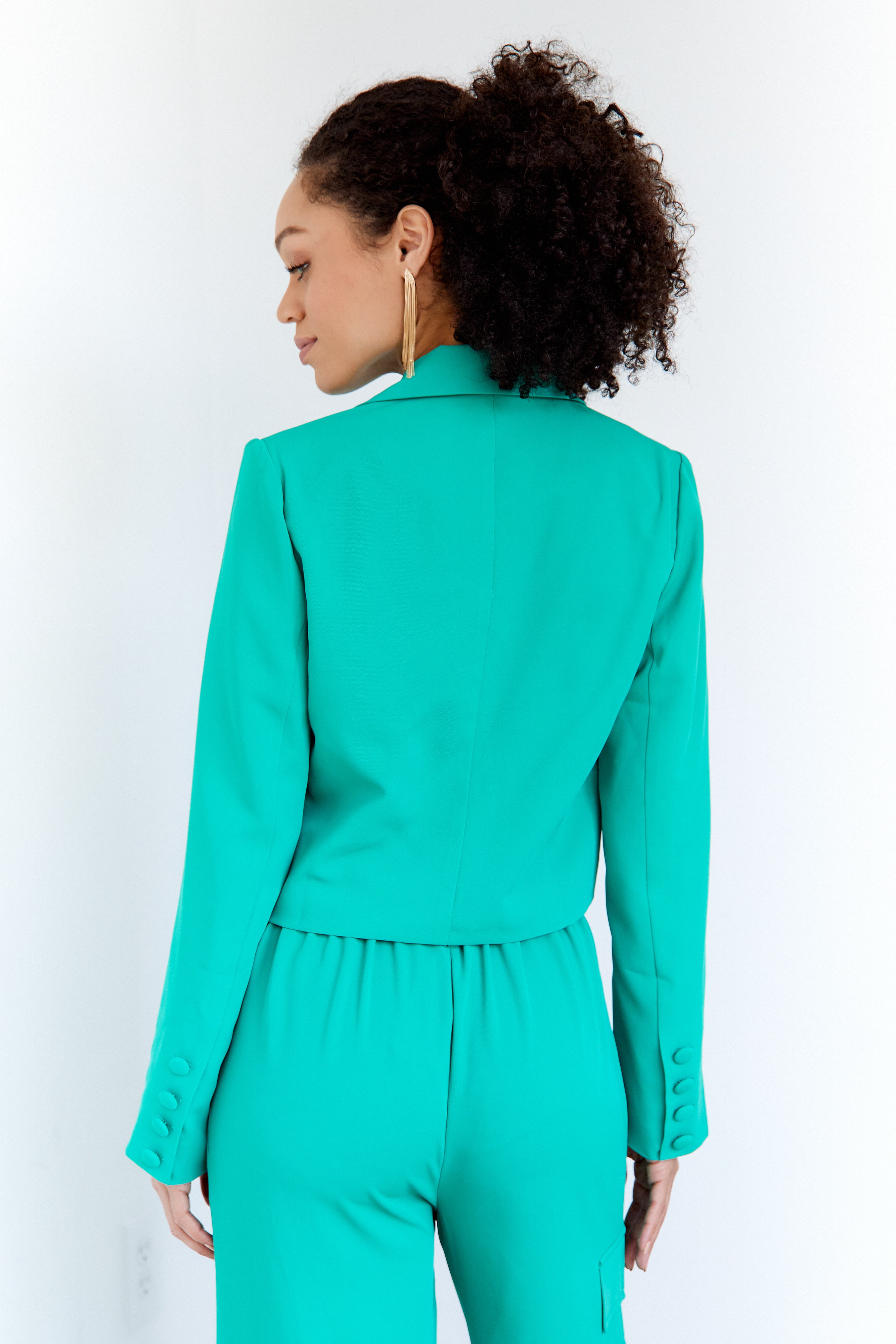 Sienna Cropped Blazer - fab'rik