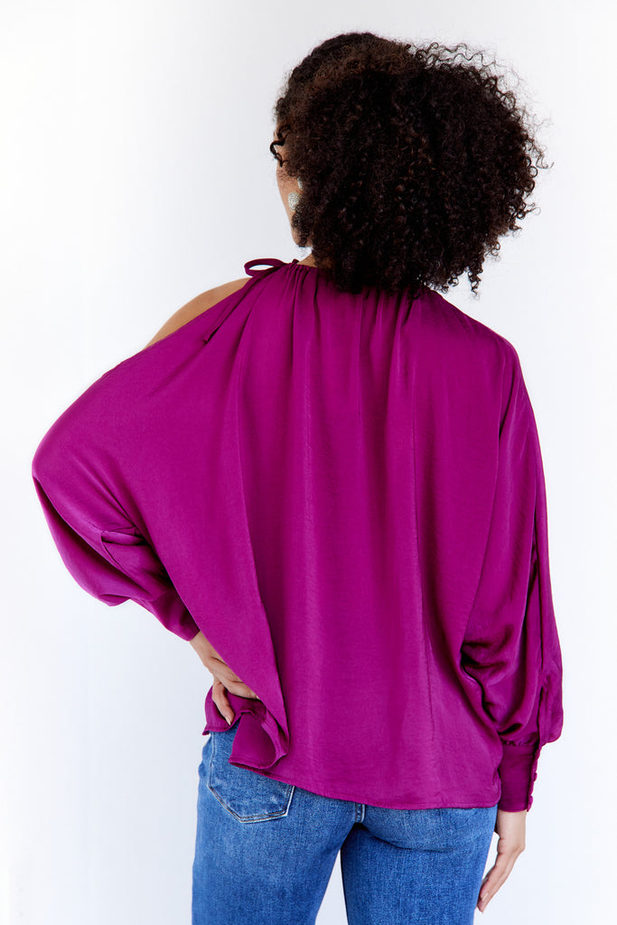 River Cold Shoulder Blouse - fab'rik