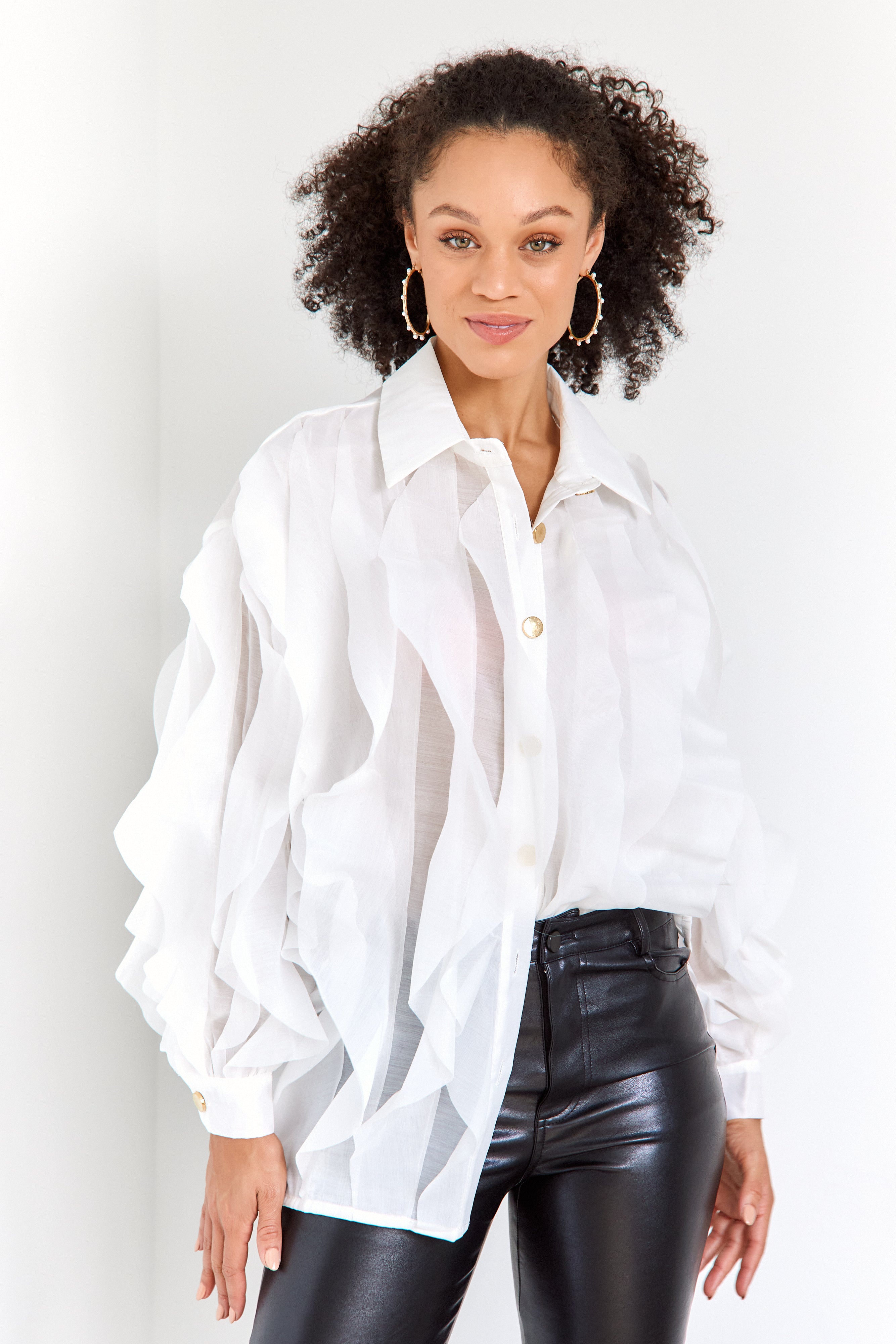 Anastasia Ruffle Blouse - fab'rik