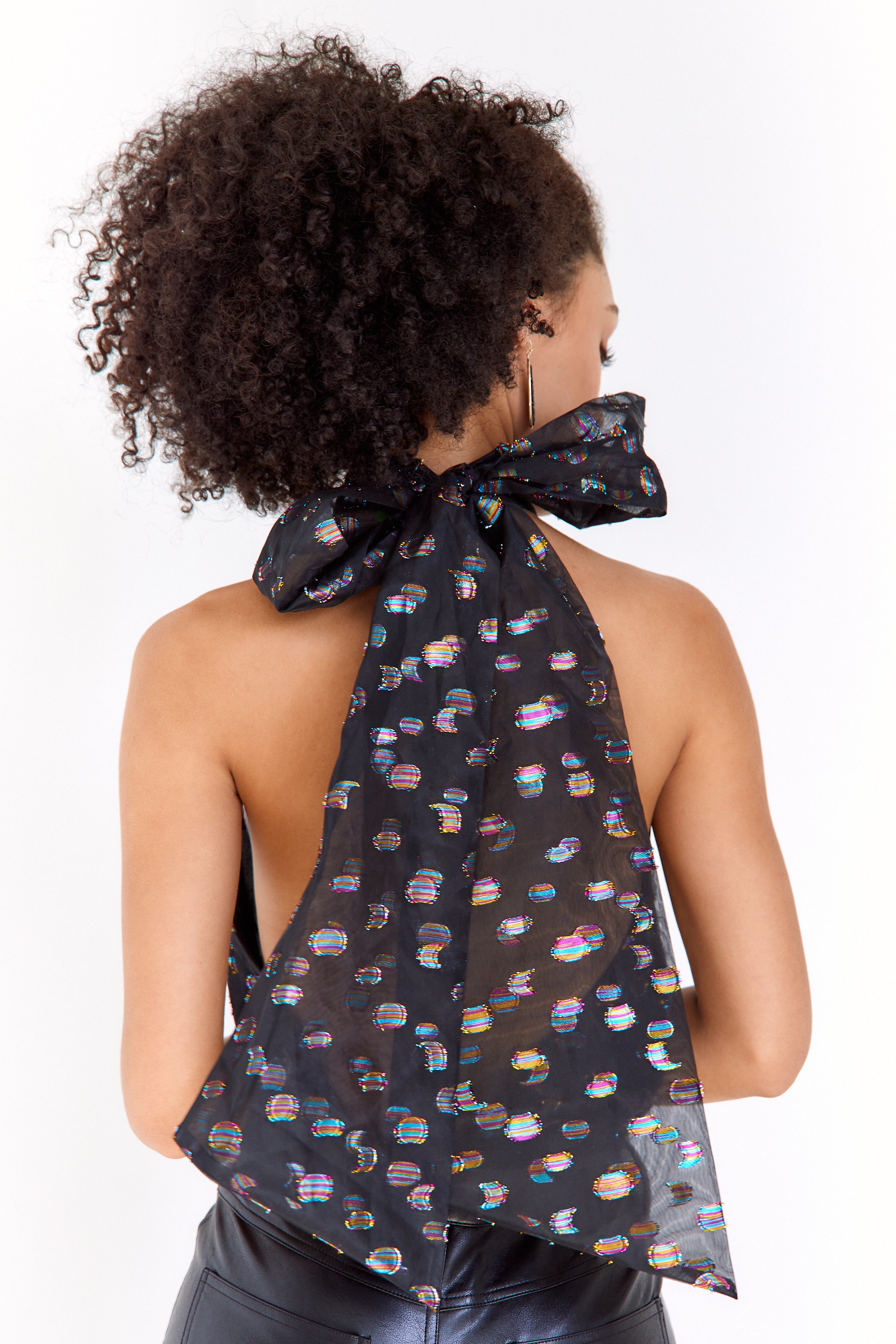 Bowie Halter Tulle Bodysuit - fab'rik