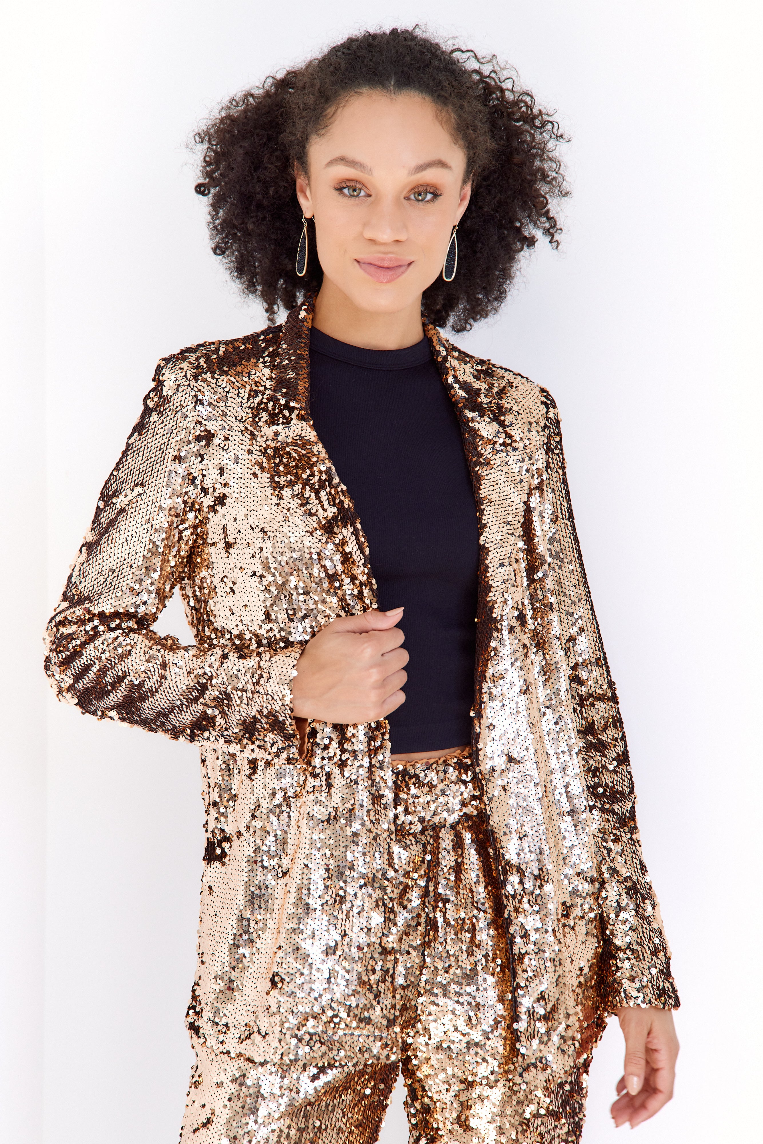 Quinn Sequin Blazer - fab'rik