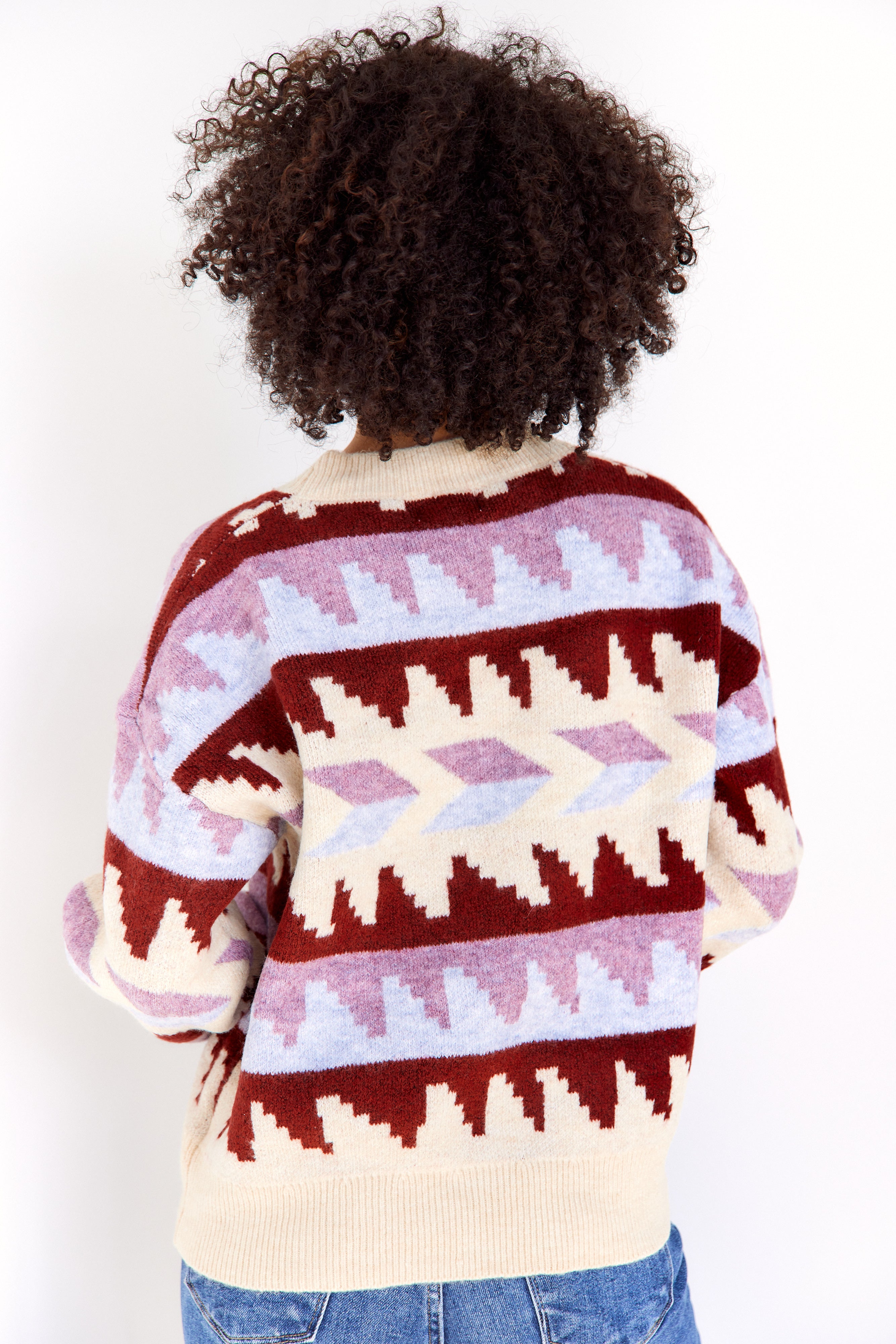 Pia Printed Sweater - fab'rik