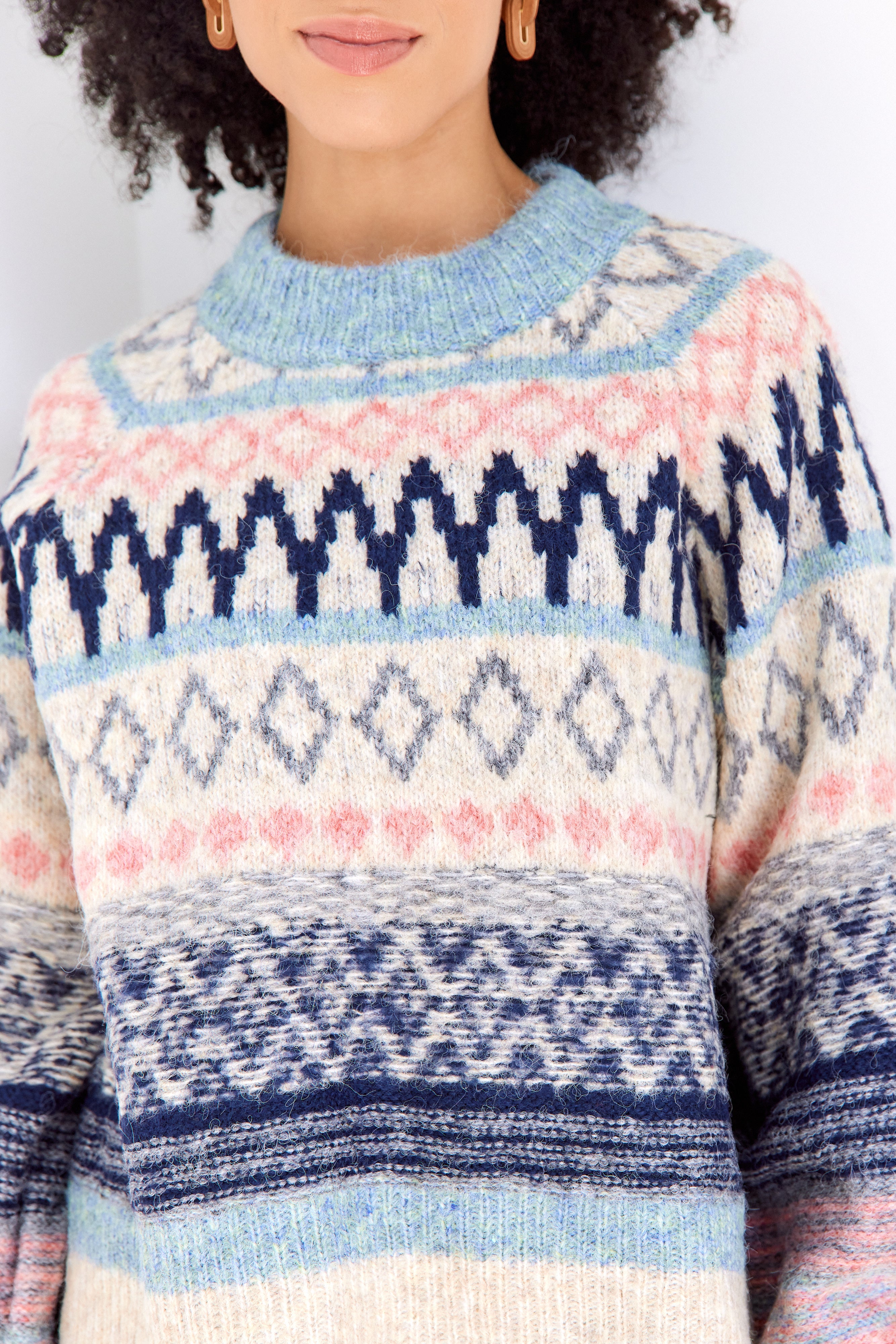 Charlotte Fair Printed Sweater - fab'rik