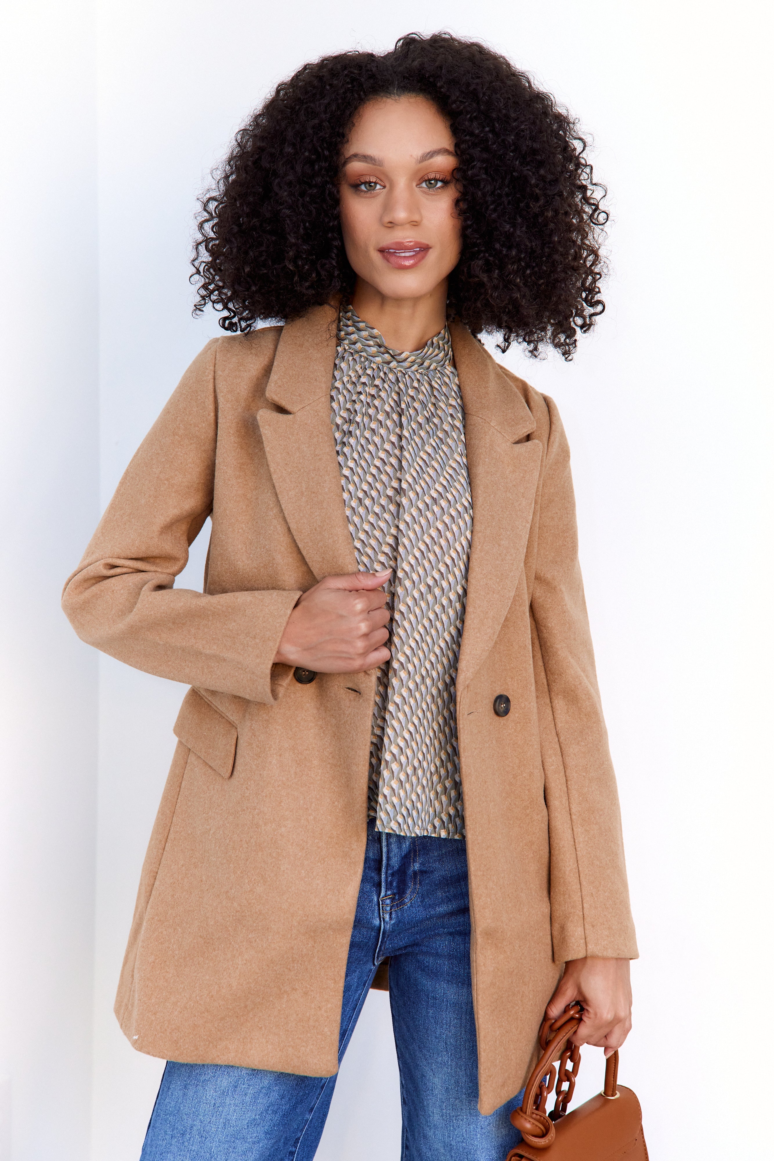 Nell Button Front Coat - fab'rik