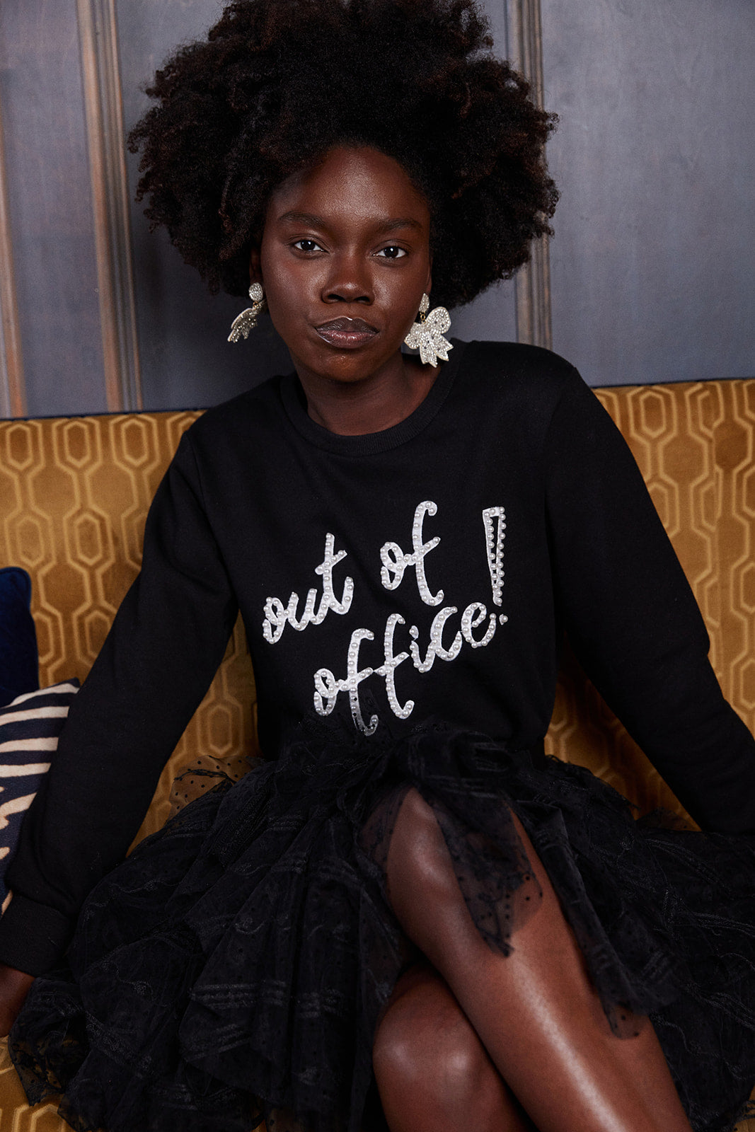 PREORDER - Aleah Beaded Pullover - fab'rik