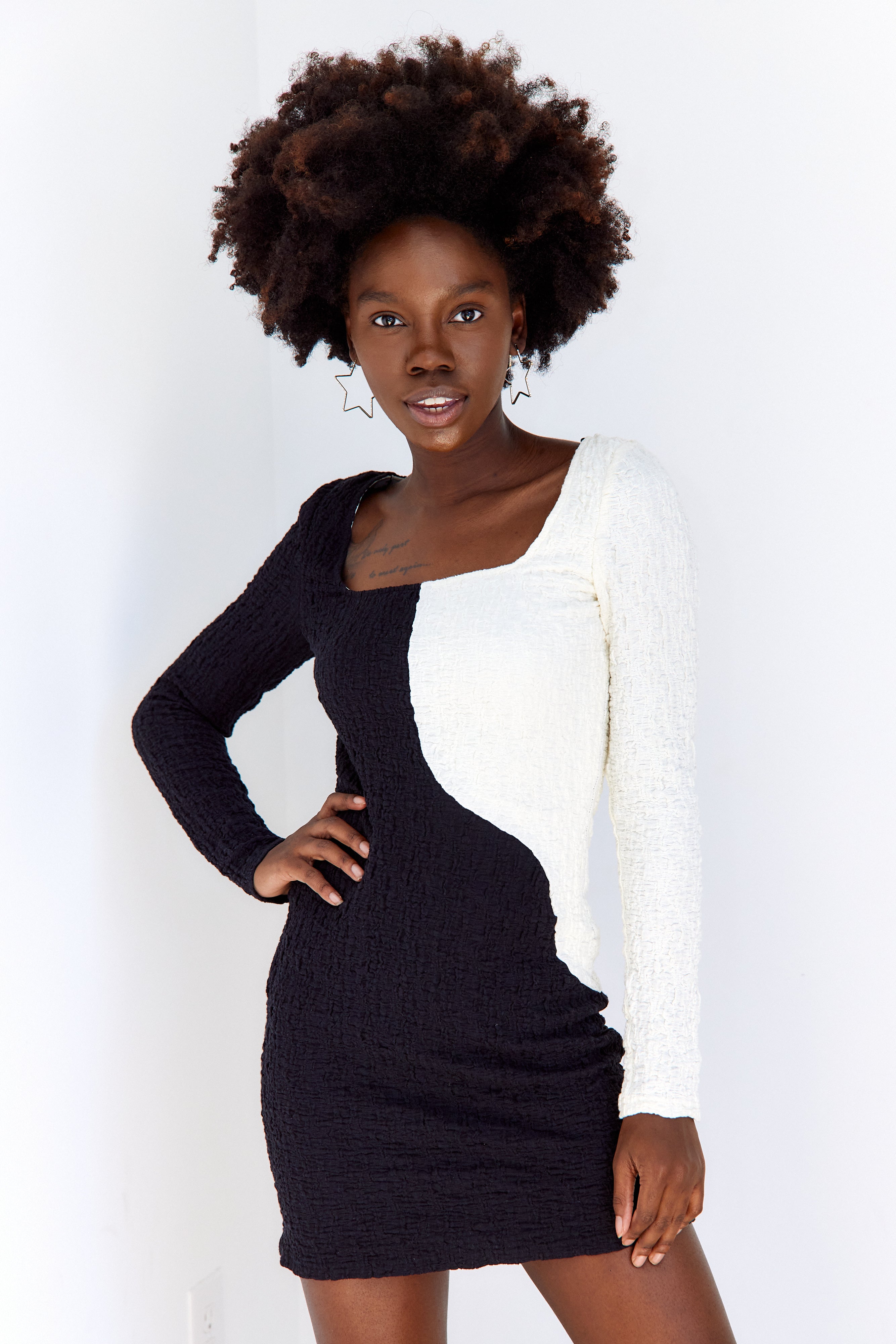 Lennon Two Toned Mini Dress - fab'rik