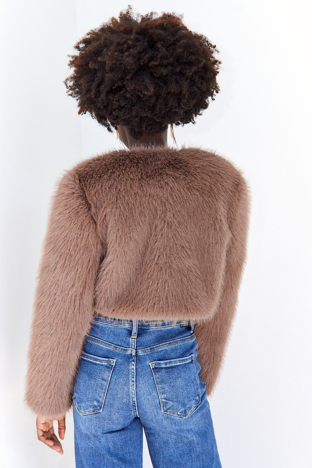 Marion Cropped Fur Coat - fab'rik